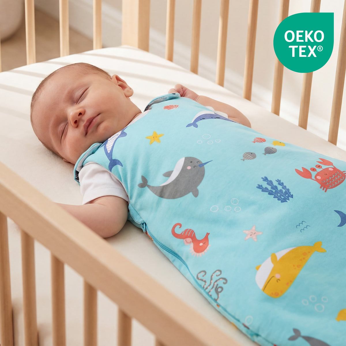 Babyschlafsack 2.5 TOG_Meerestiere_OEKOTEX_1205