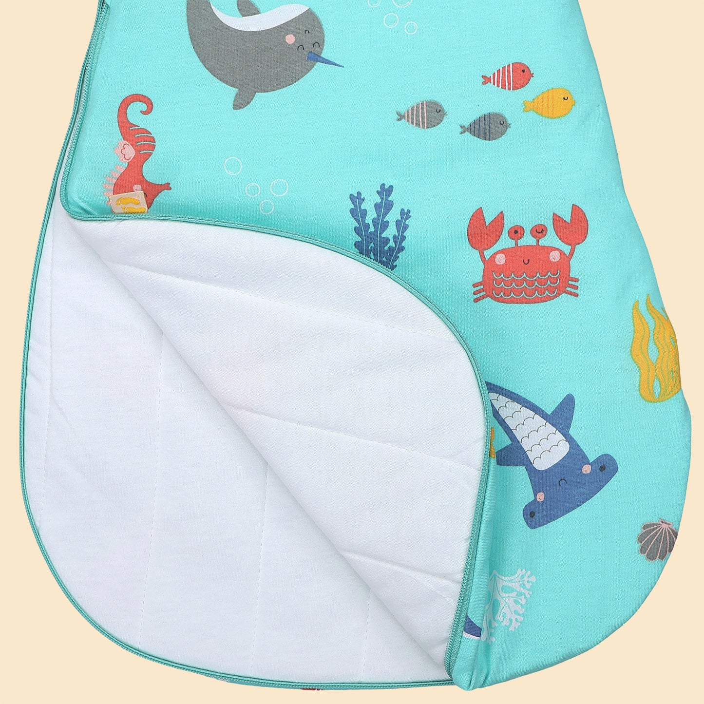 Babyschlafsack 2.5 TOG_Meerestiere_Detailaufnahme_1205