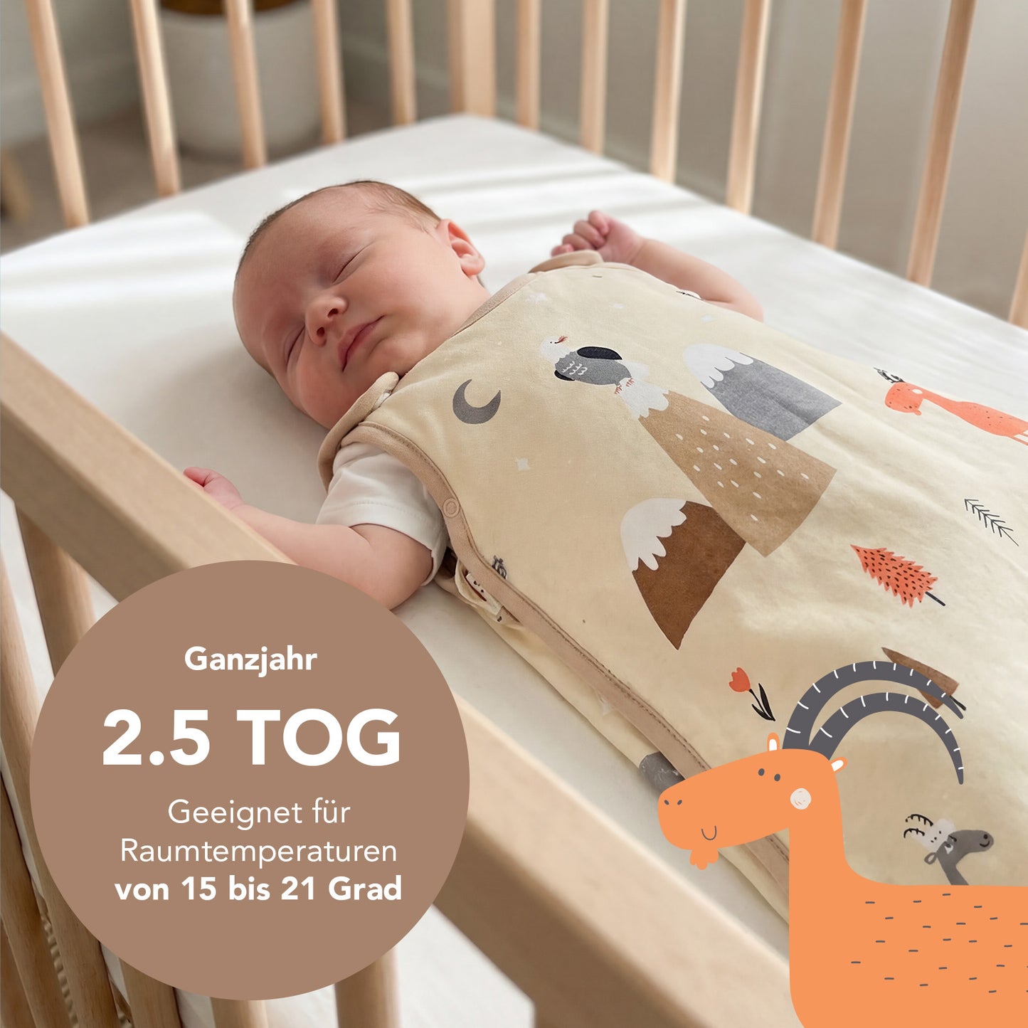 Babyschlafsack 2.5 TOG_Bergtiere_TOG_1205