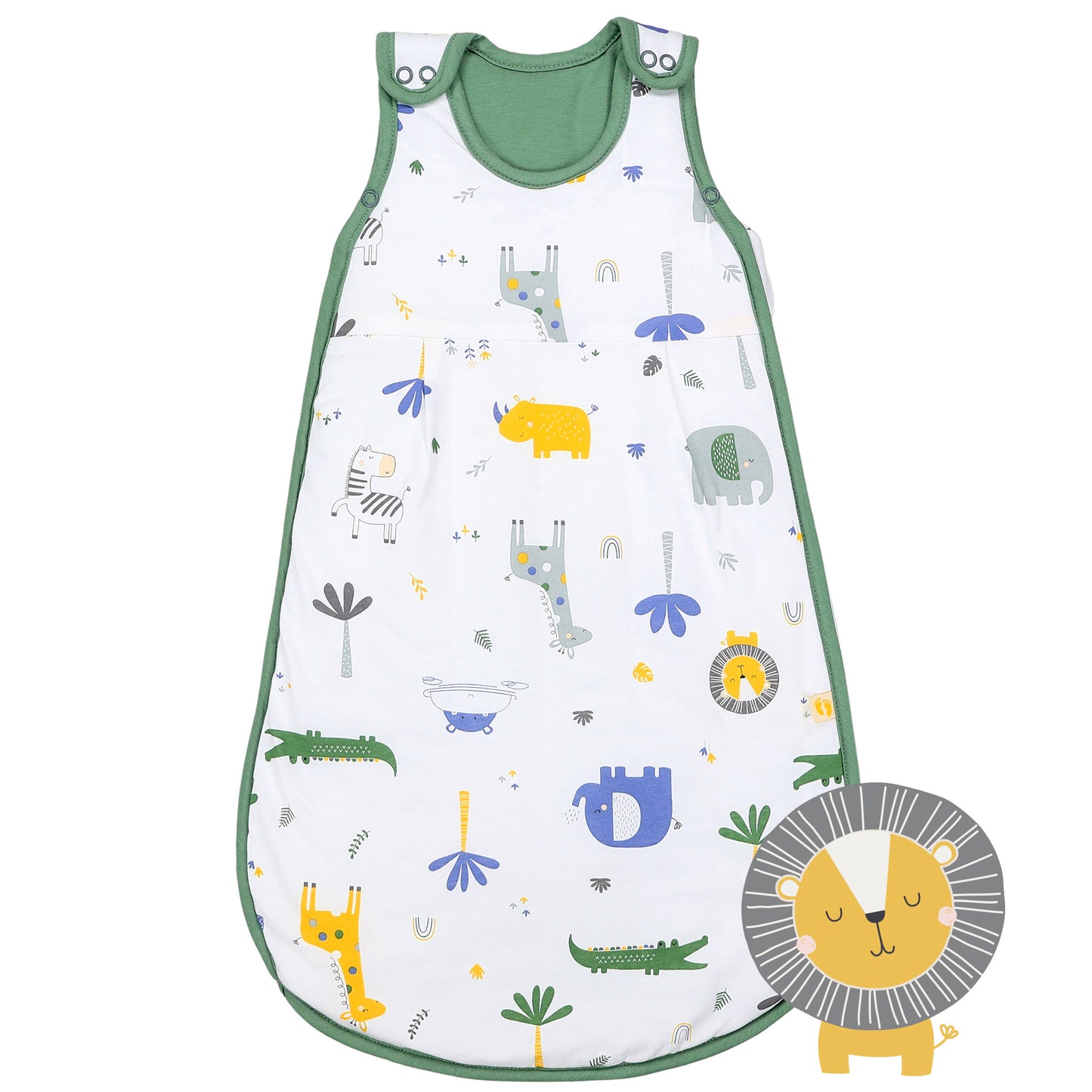 Babyschlafsack 2.5 TOG_Dschungel_Vorderseite_1205