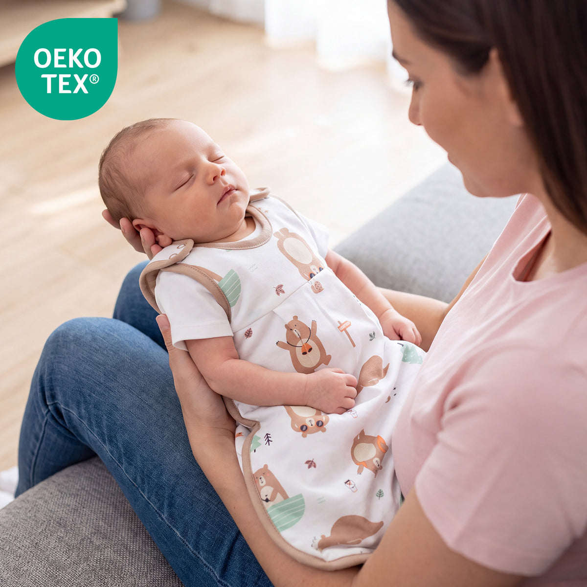 Babyschlafsack 2.5 TOG_Entdecker Bär_OEKOTEX_1205
