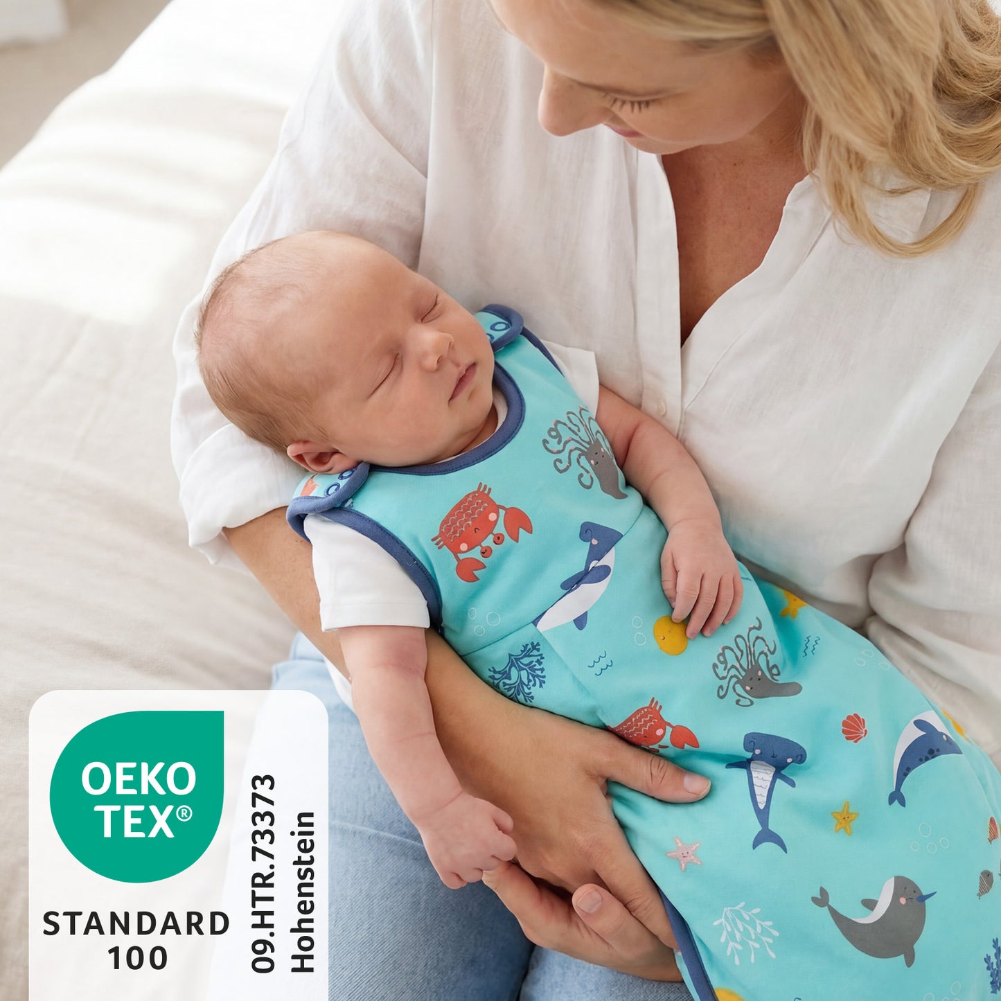 Babyschlafsack 2.5 TOG_Meerestiere_OEKOTEX_1205