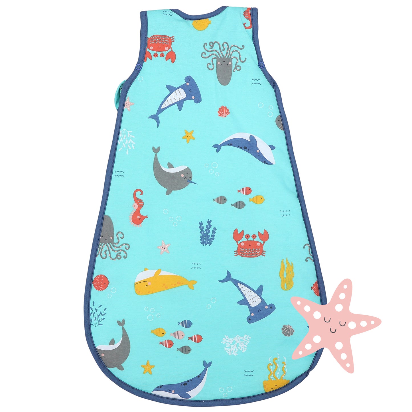 Babyschlafsack 2.5 TOG_Meerestiere_Rückseite_1205