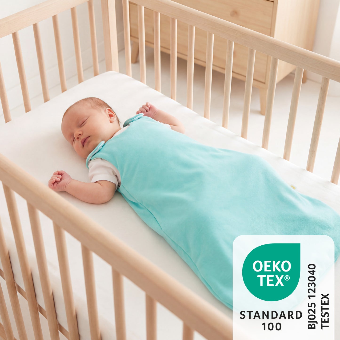Babyschlafsack 1.0 TOG_Aqua_OEKOTEX_1206