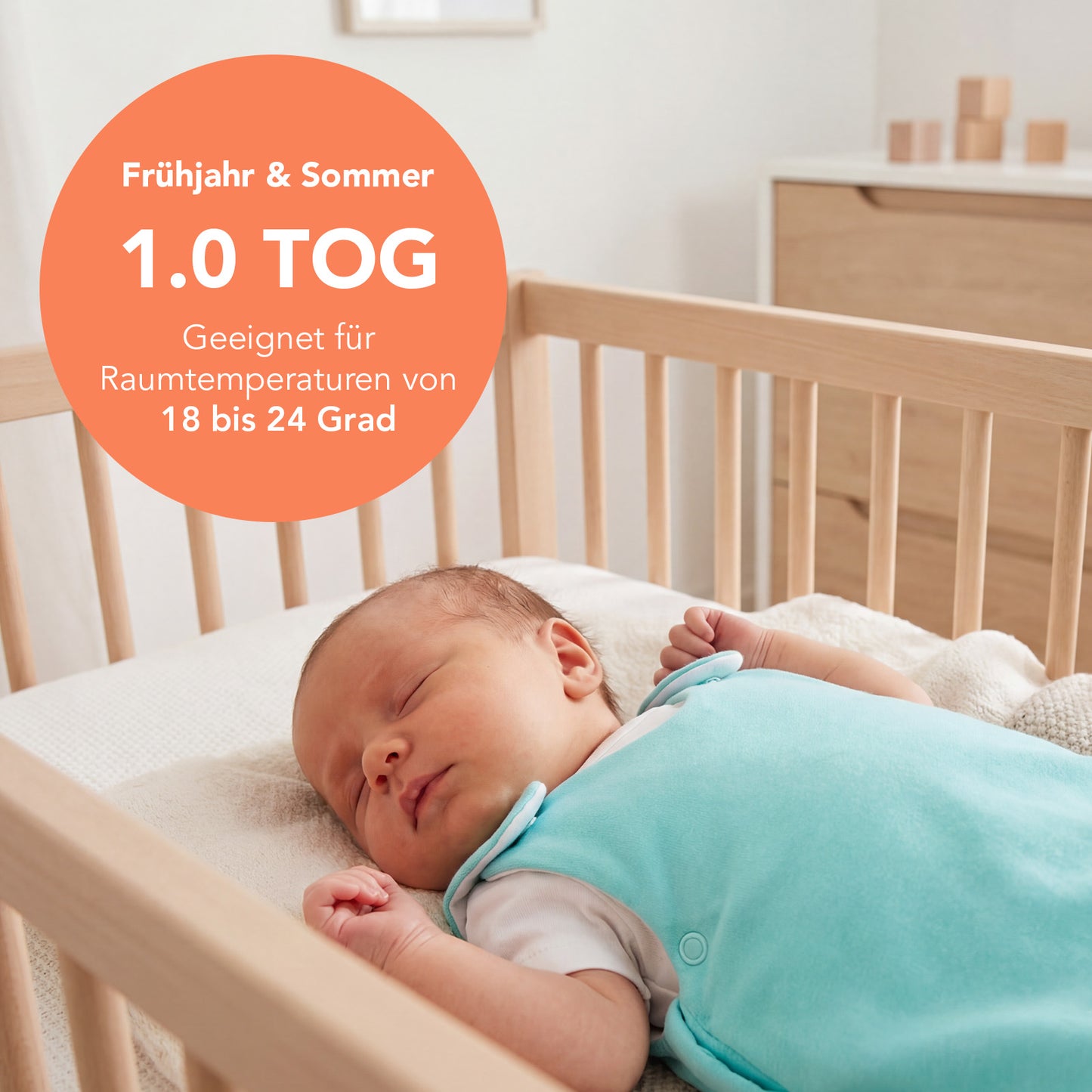 Babyschlafsack 1.0 TOG_Aqua_TOG_1206
