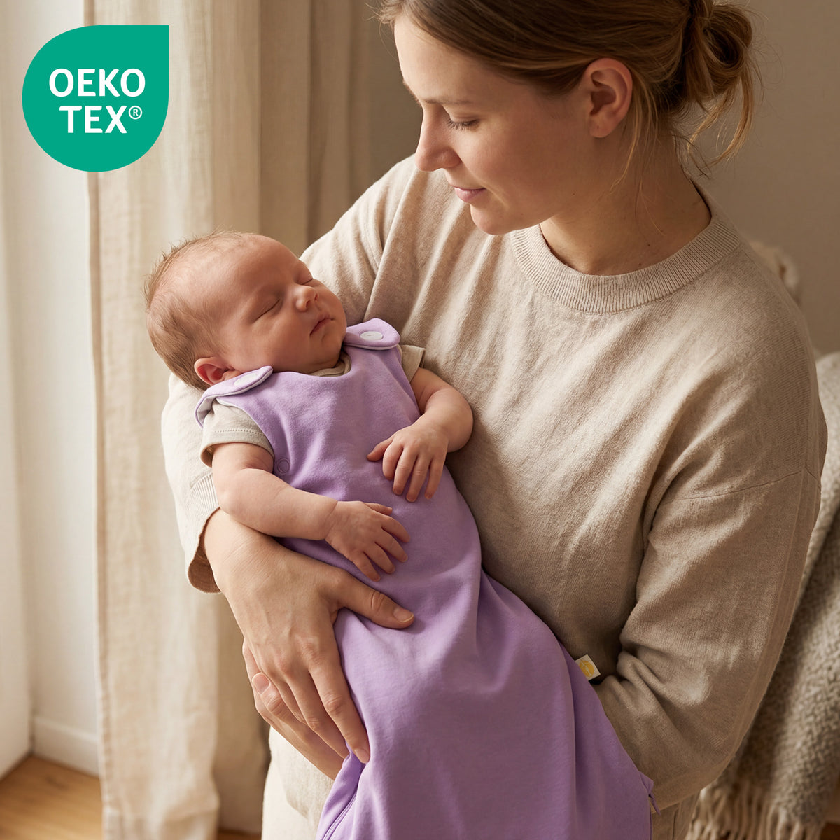 Babyschlafsack 1.0 TOG_Lavendel_OEKOTEX_1206