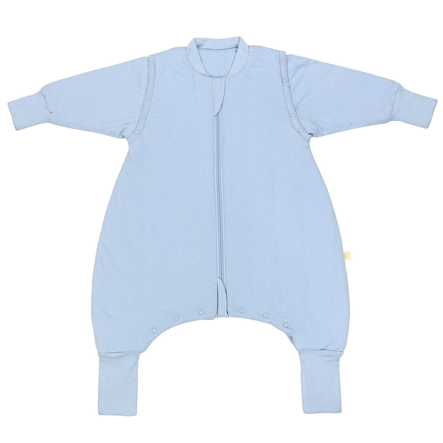 Schlafsack mit Füßen und umklappbaren Bündchen 3.5 TOG_Blue Ice_Vorderseite_1209
