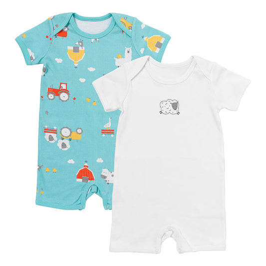 Bio Baby-Strampler kurzarm 2er-Pack_Bauernhof_1_439