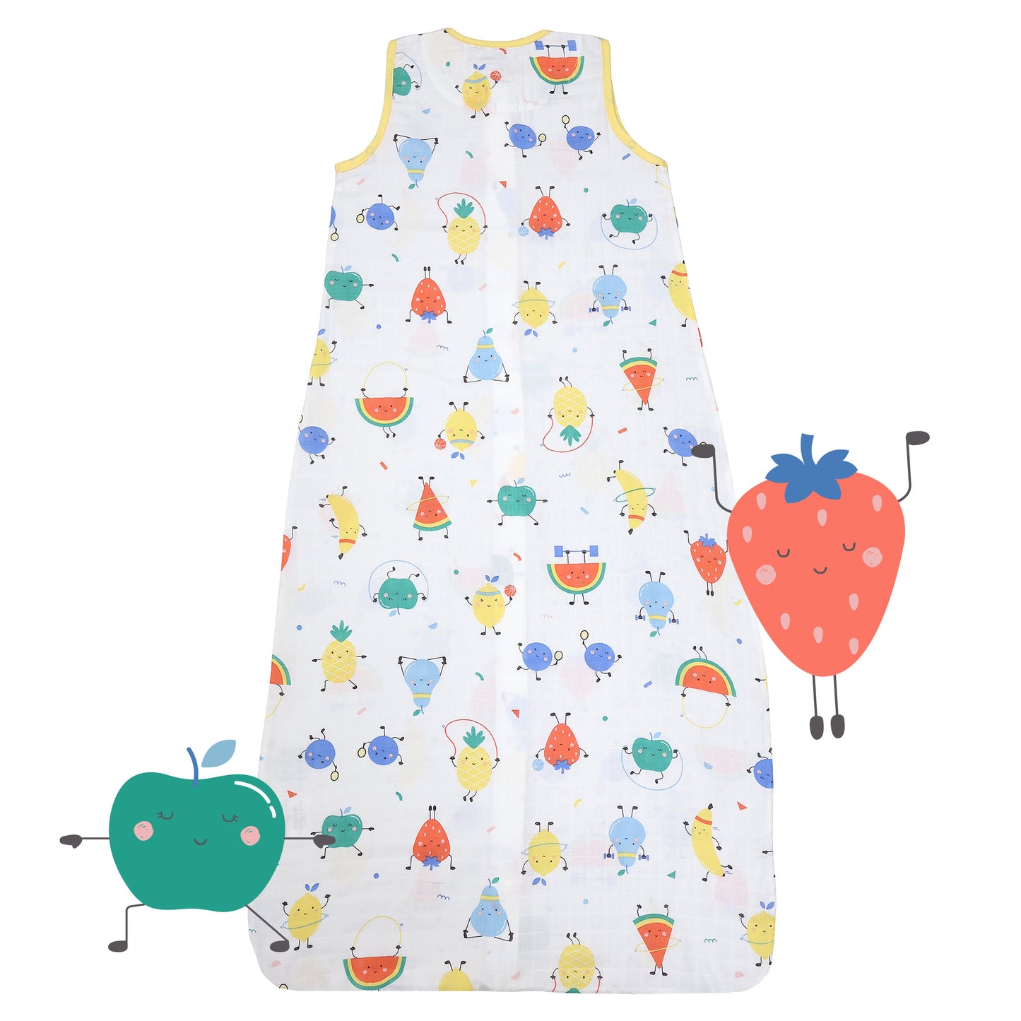 Musselin Babyschlafsack 0.5 TOG_Fruchtathleten_Rückseite_415