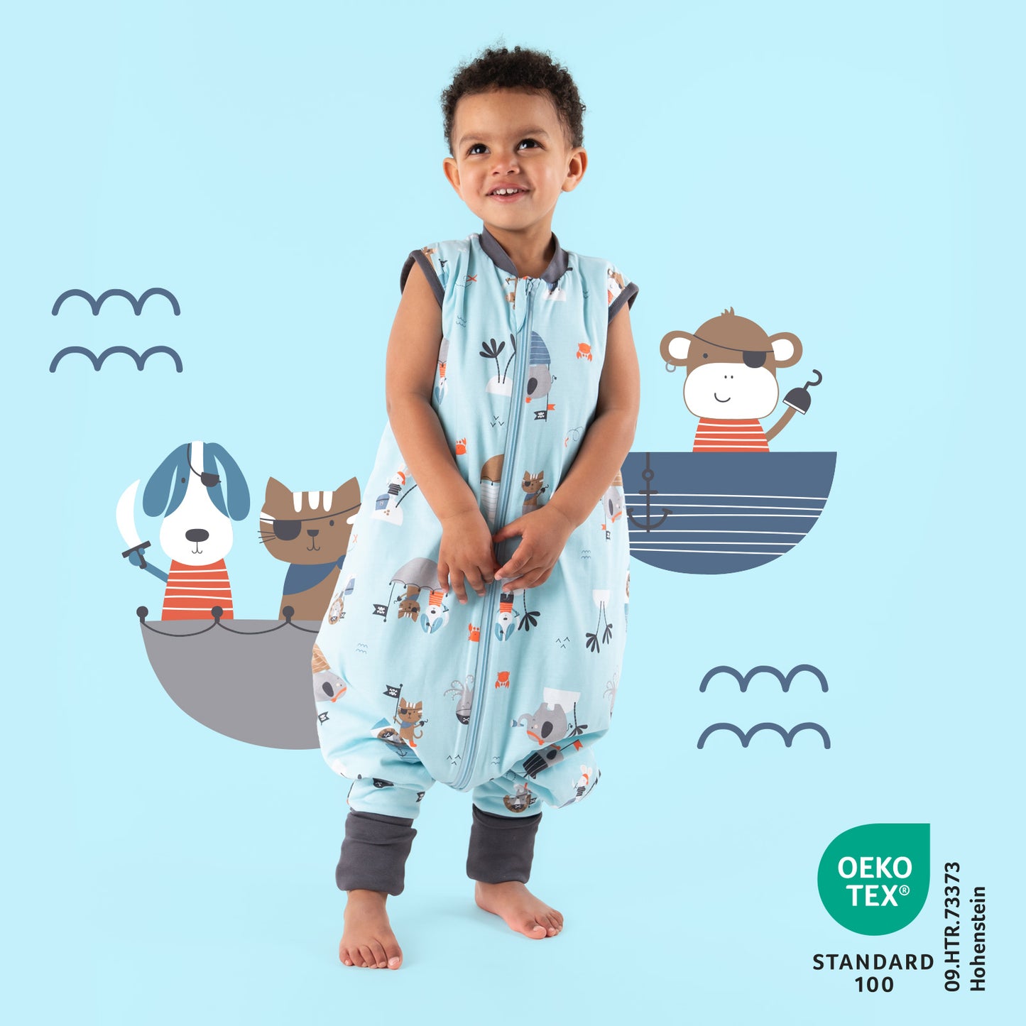 Schlafsack mit Füßen und umklappbaren Bündchen 1.0 TOG_Pirat_418_2 - (Bild-43)