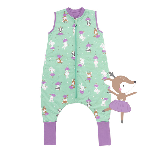 Schlafsack mit Füßen und umklappbaren Bündchen 1.0 TOG_Ballerina_Vorderseite_418