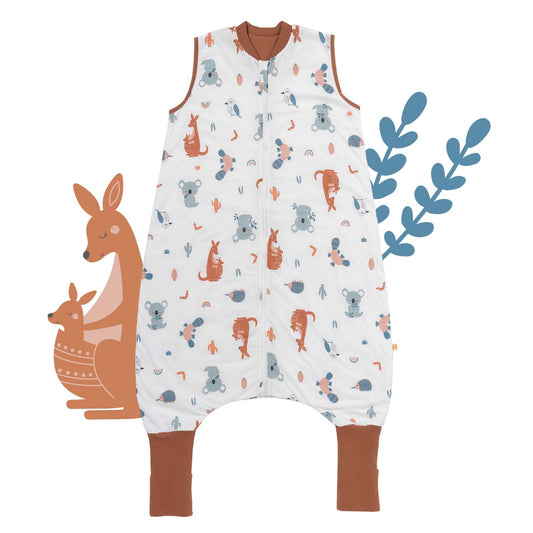 Schlafsack mit Füßen und umklappbaren Bündchen 1.0 TOG