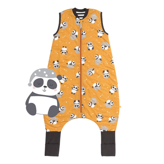 Schlafsack mit Füßen und umklappbaren Bündchen 1.0 TOG_Panda_Vorderseite_418
