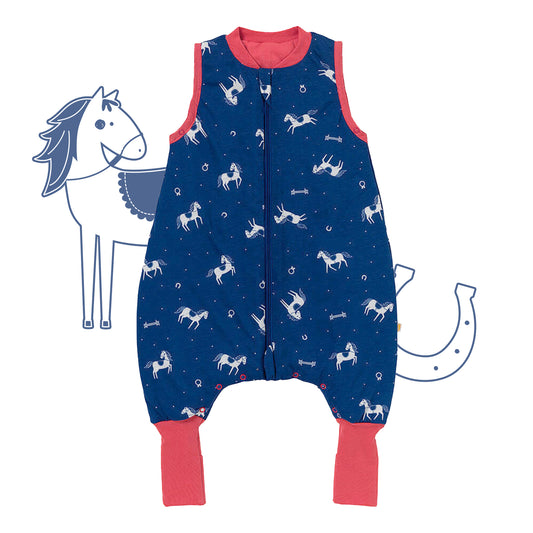 Schlafsack mit Füßen und umklappbaren Bündchen 1.0 TOG