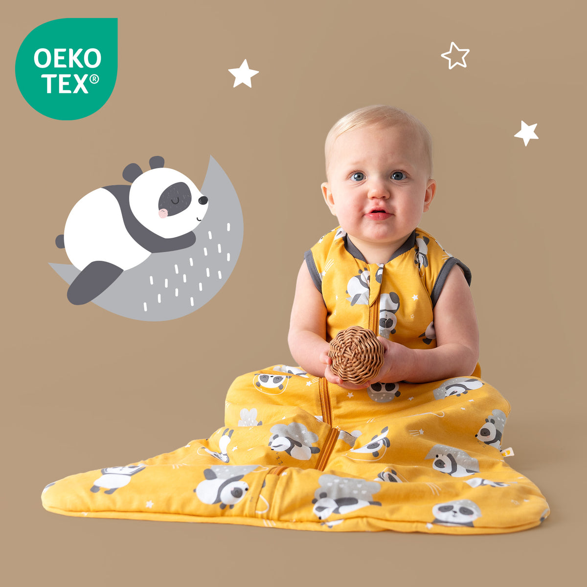 Babyschlafsack 1.0 TOG_Panda_OEKOTEX_420