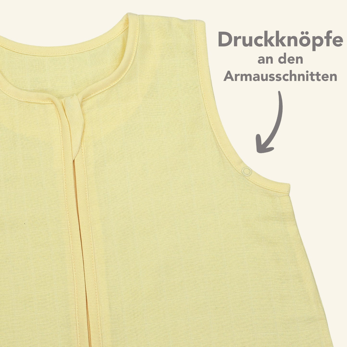 Musselin Schlafsack mit Füßen 0.5 Tog_Popcorn_4_422
