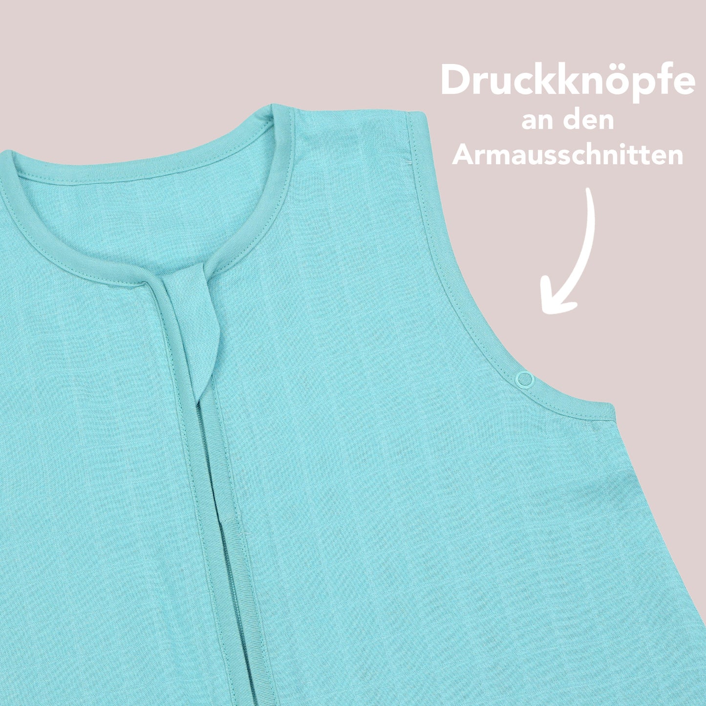 Musselin Babyschlafsack 0.5 Tog_Aqua_4_423