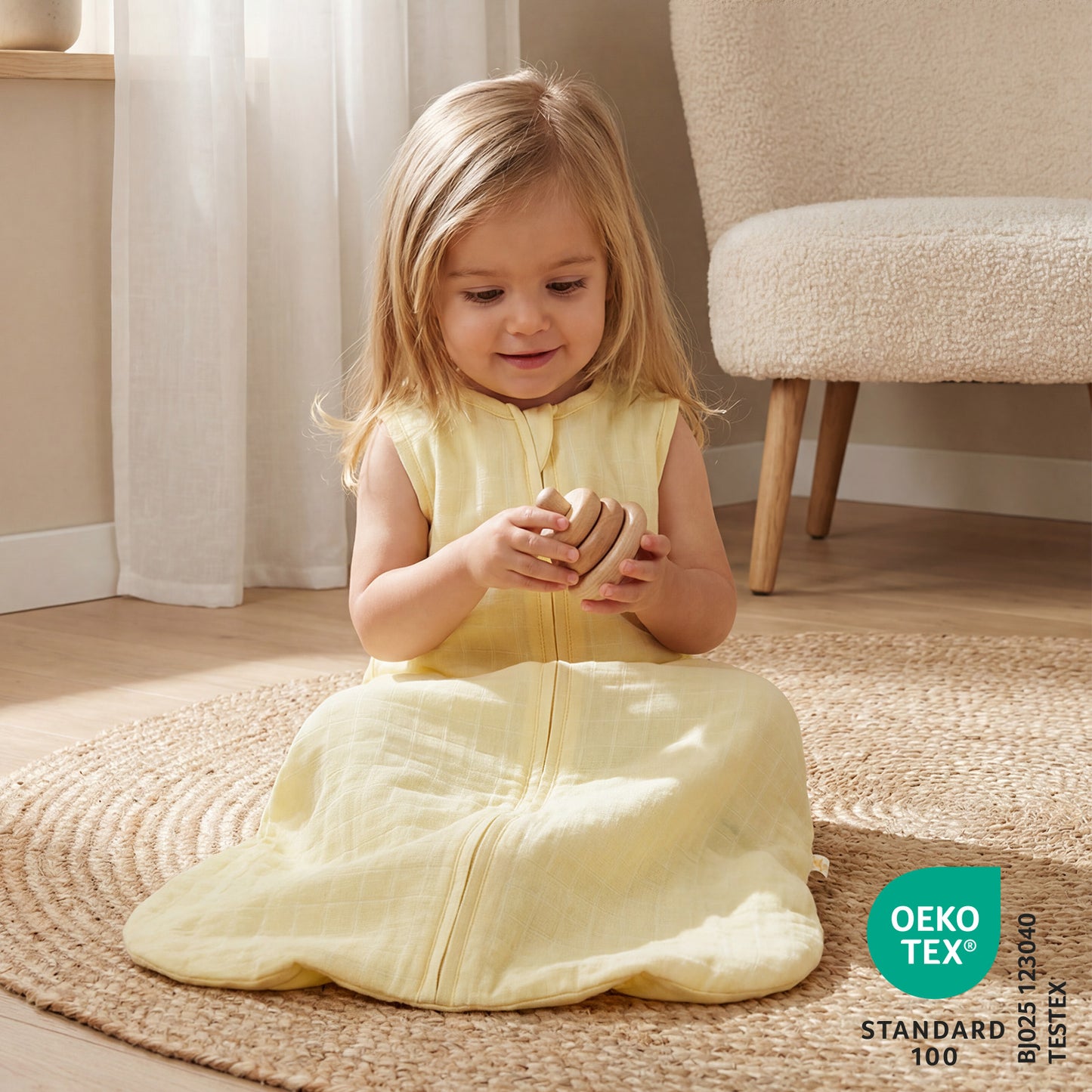 Musselin Babyschlafsack 0.5 Tog_Popcorn_2_423