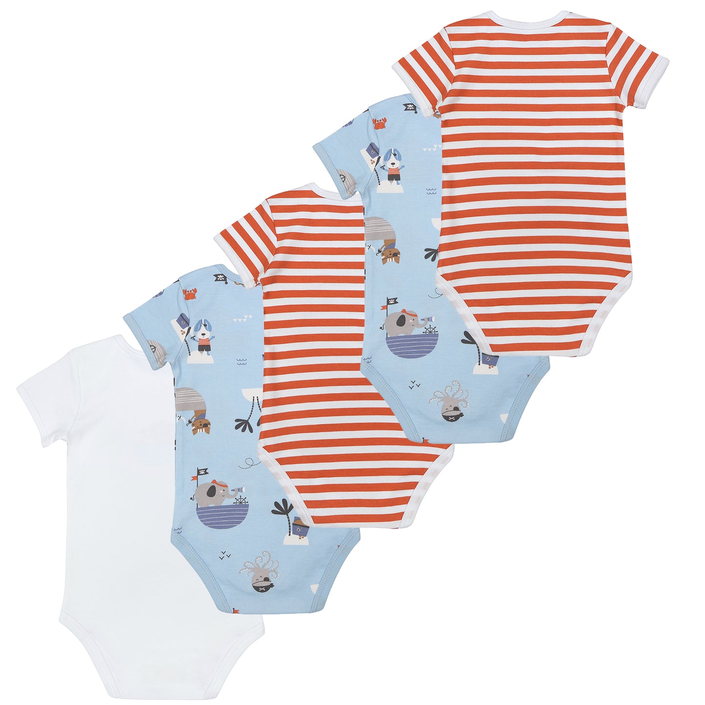 Bio Baby-Bodys kurzarm 5er-Pack_Pirat_6_430