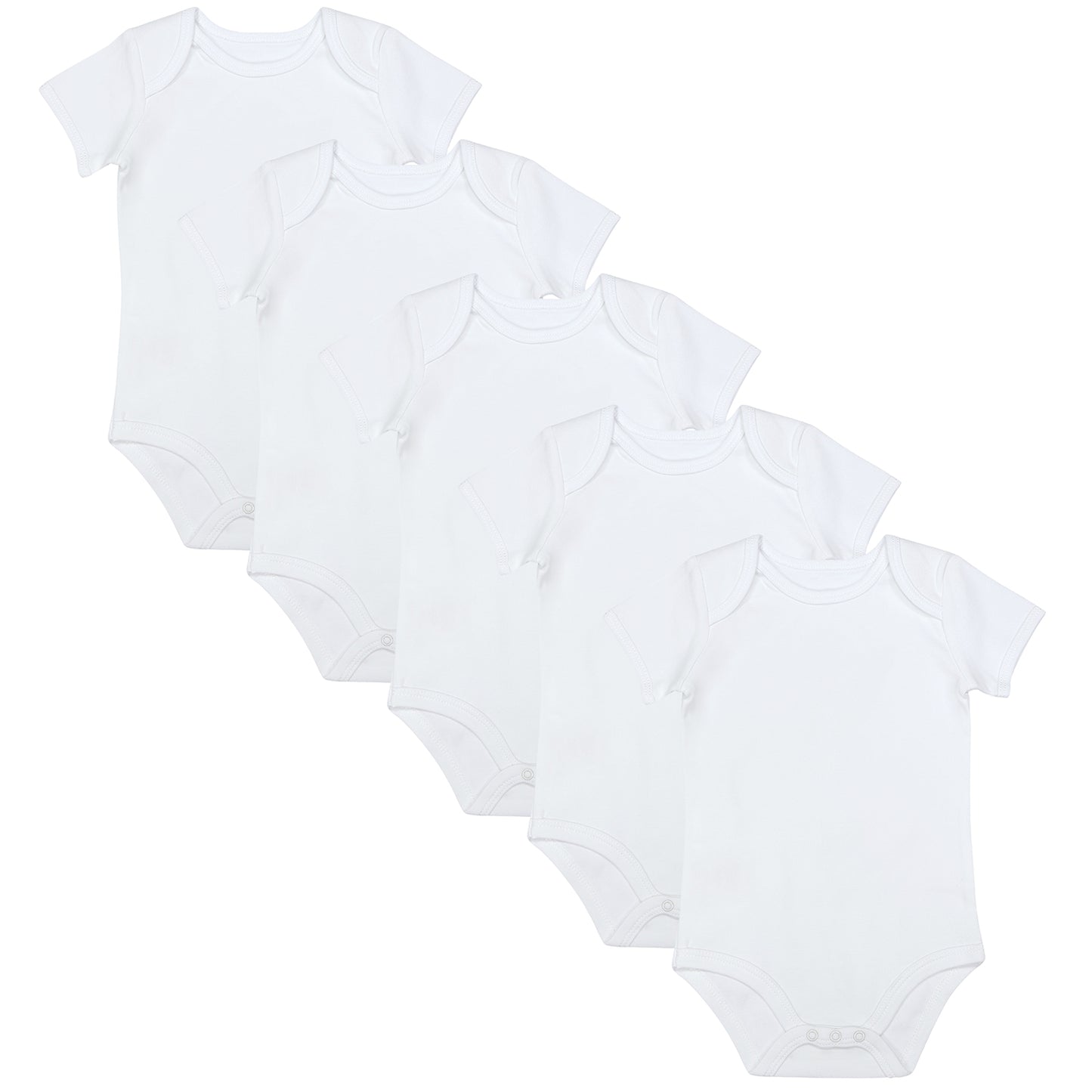 Bio Baby-Bodys kurzarm 5er-Pack_Weiß_1_430