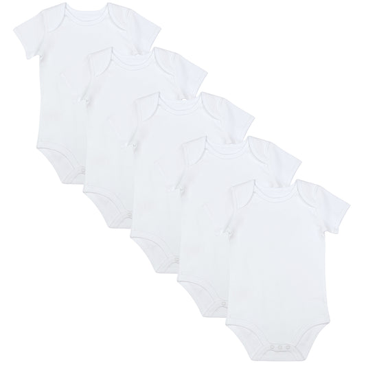 Bio Baby-Bodys kurzarm 5er-Pack_Weiß_1_430