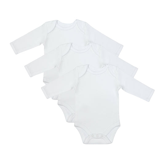 Bio Baby-Bodys langarm 3er-Pack_Weiß_1_434