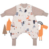 Schlafsack mit Füßen und umklappbaren Bündchen 2.5 TOG_Bergtiere_Vorderseite_461