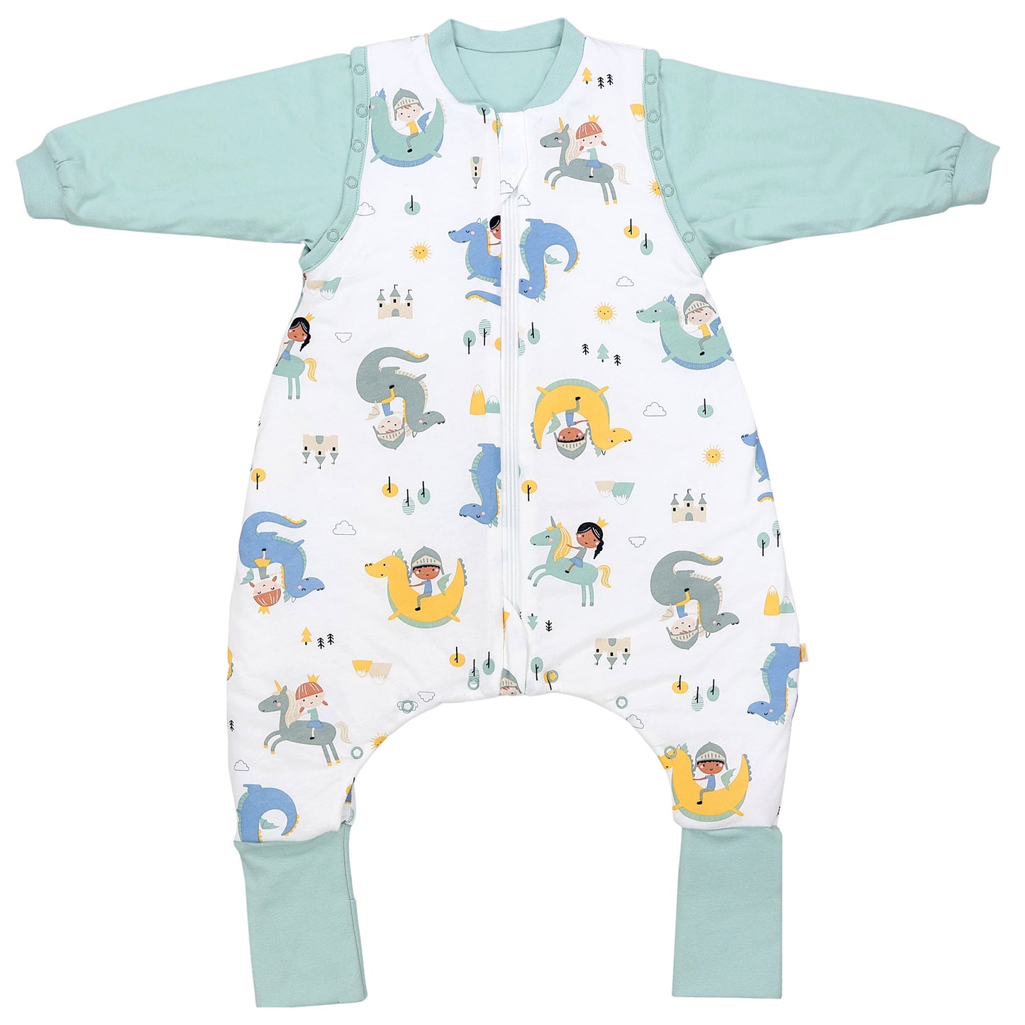 Schlafsack mit Füßen und umklappbaren Bündchen 2.5 TOG_Fantasia_Vorderseite2_461