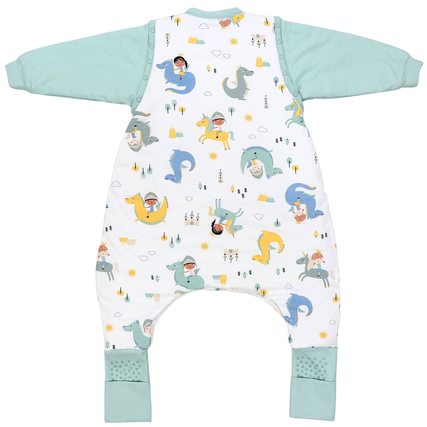 Schlafsack mit Füßen und umklappbaren Bündchen 2.5 TOG_Fantasia_Rückseite2_461