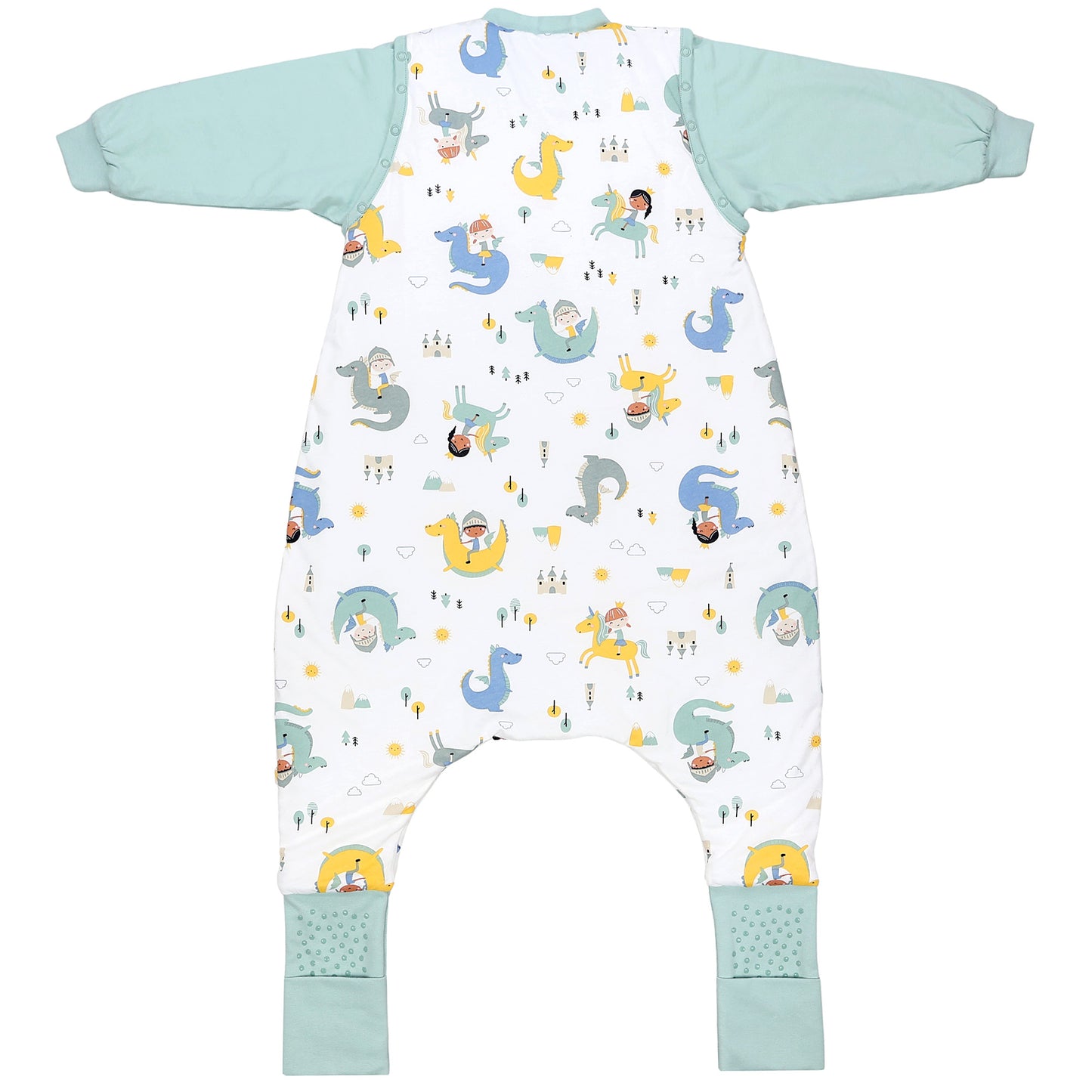 Schlafsack mit Füßen und umklappbaren Bündchen 2.5 TOG_Fantasia_Rückseite2_461