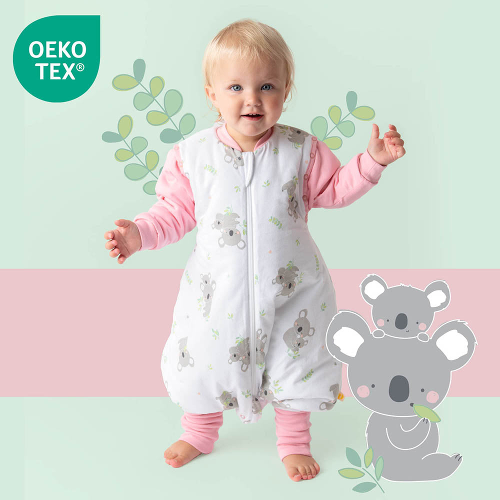 Schlafsack mit Füßen und umklappbaren Bündchen 2.5 TOG_Koala_OEKOTEX_461
