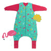 Bio Schlafsack mit Füßen und umklappbaren Bündchen 2.5 TOG Flamingo - (Bild-7)