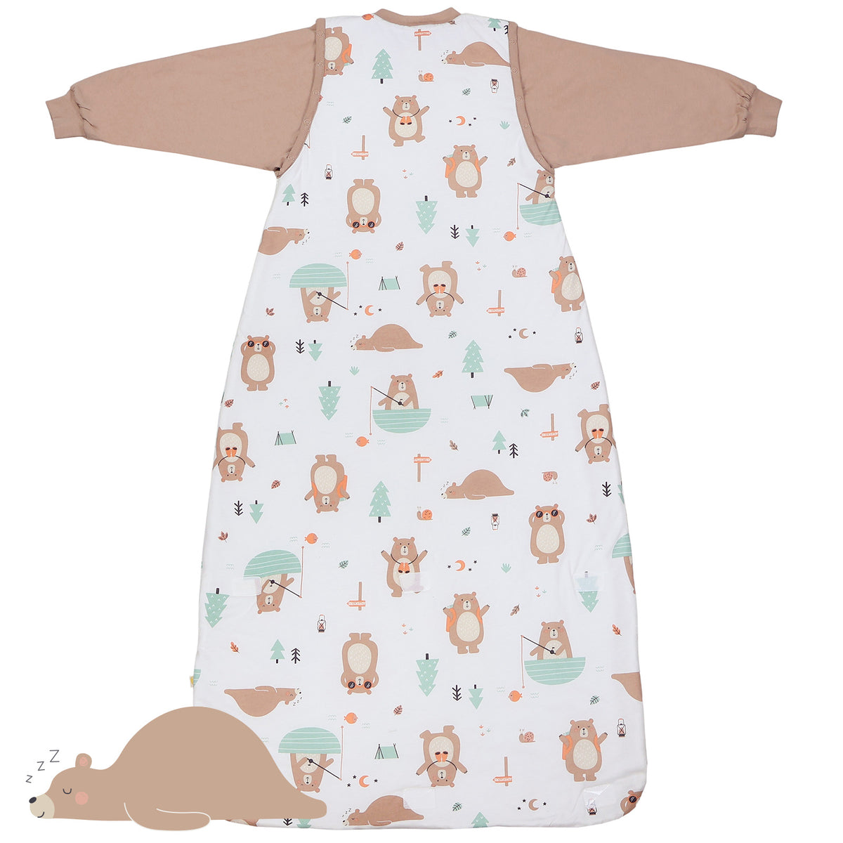 Babyschlafsack 2.5 TOG_Entdecker Bär_Rückseite_465