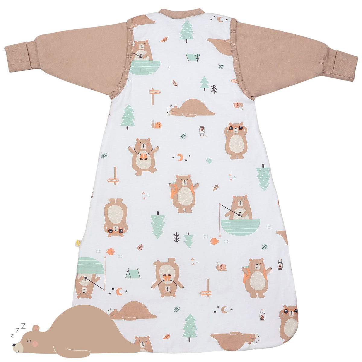 Babyschlafsack 2.5 TOG_Entdecker Bär_Rückseite_465
