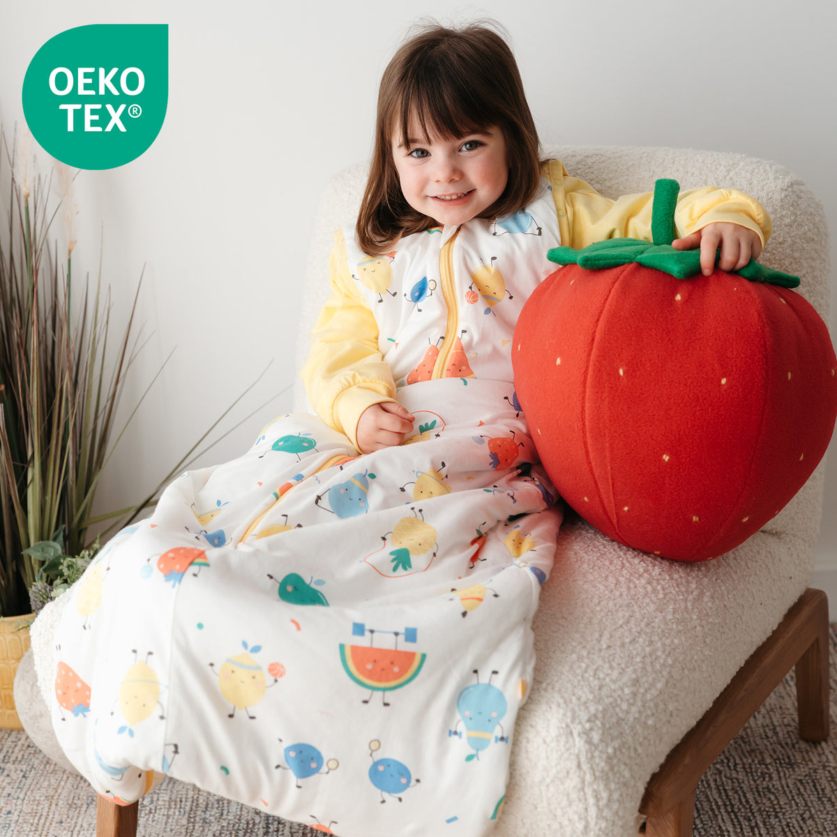 Babyschlafsack 2.5 TOG_Fruchtathleten_OEKOTEX_465