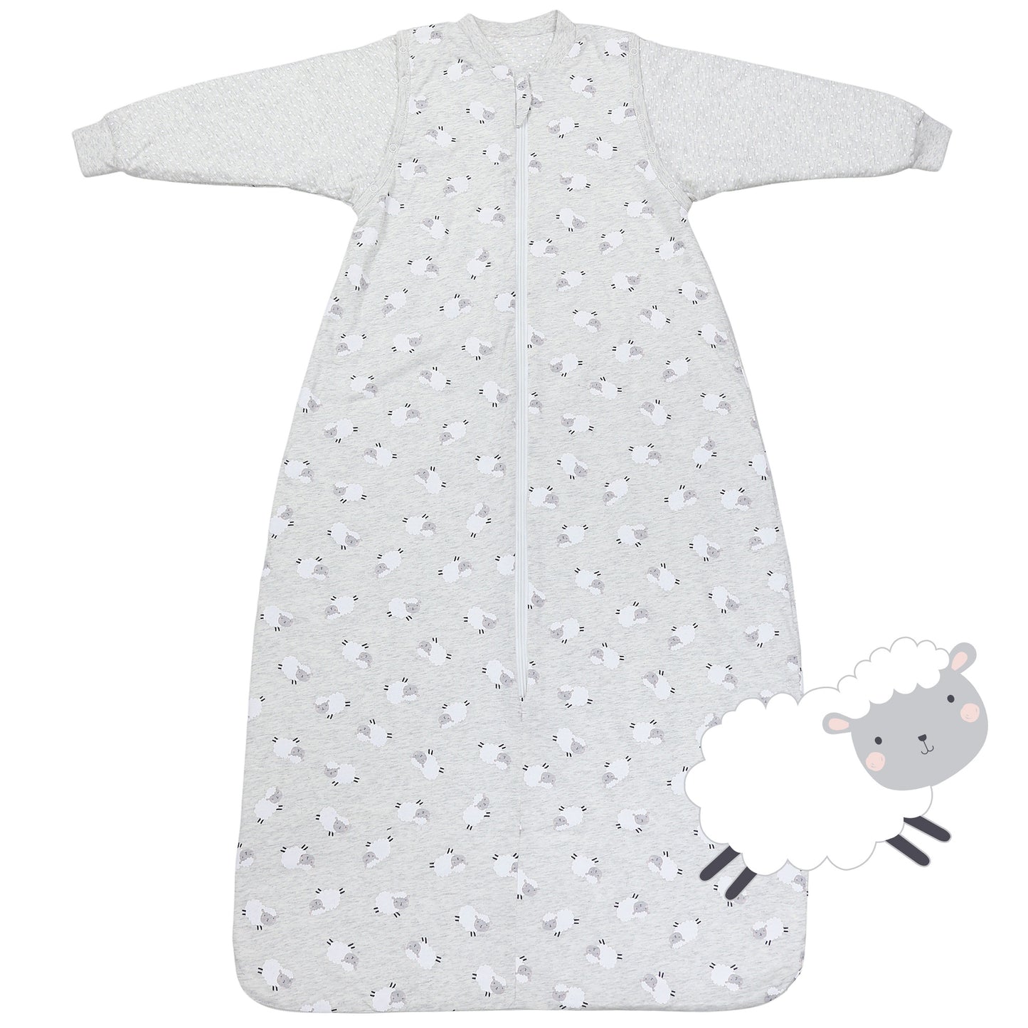 Babyschlafsack 2.5 TOG_Schäfchen_Vorderseite_465