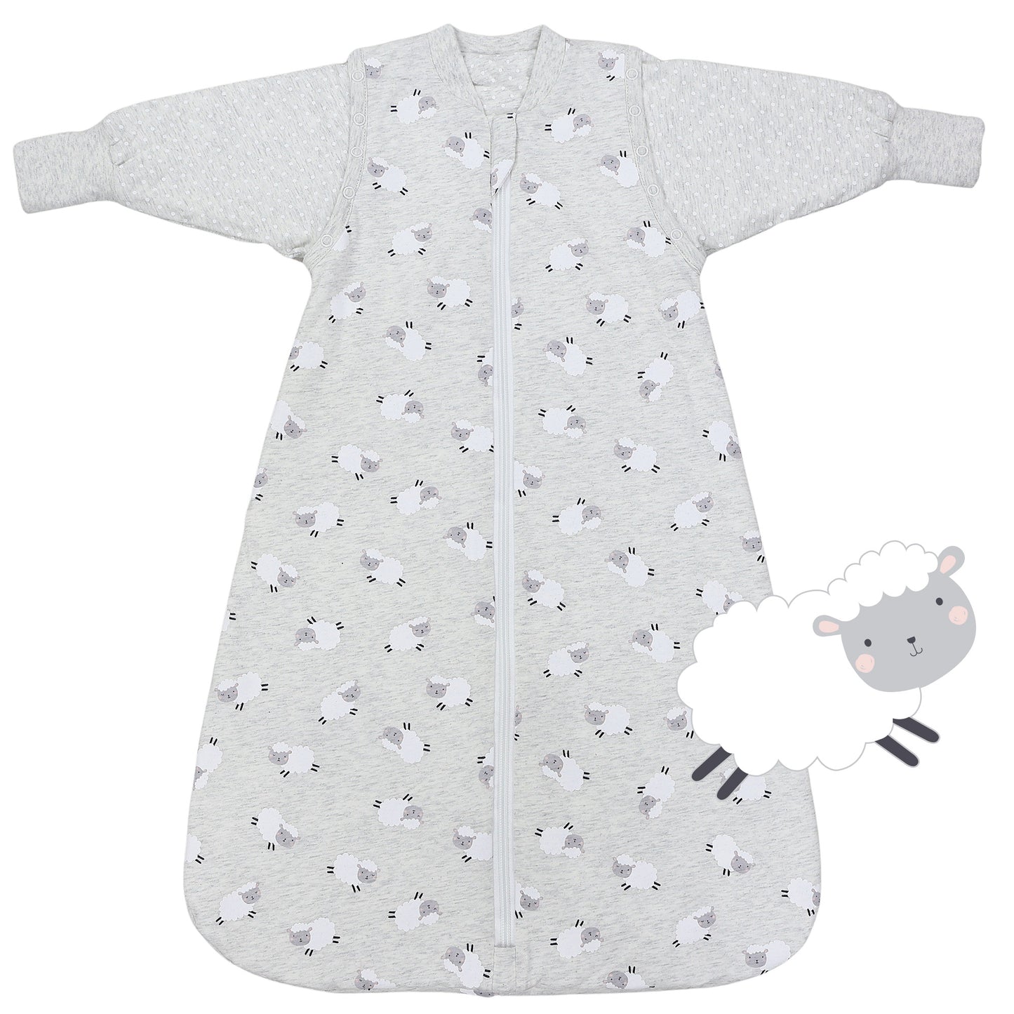 Babyschlafsack 2.5 TOG_Schäfchen_Vorderseite_465