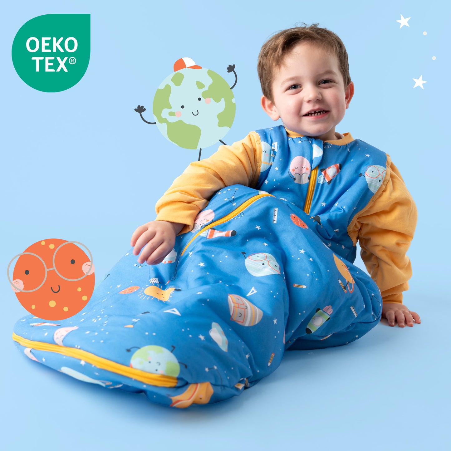 Babyschlafsack 2.5 TOG_Space_OEKOTEX_465