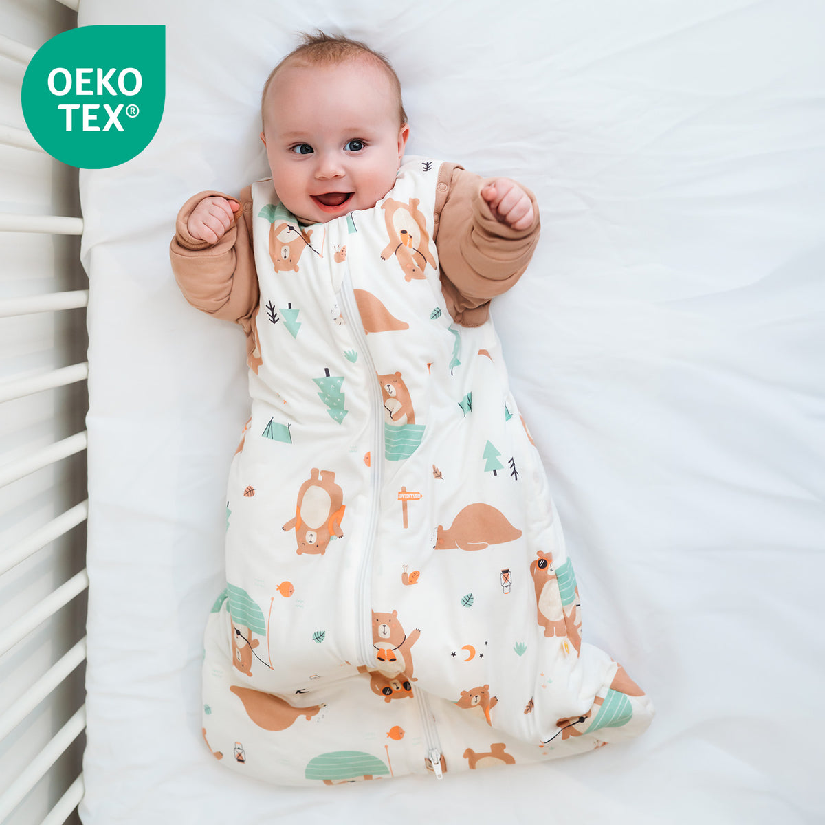 Babyschlafsack 3.5 TOG_Entdecker Bär_OEKOTEX_471