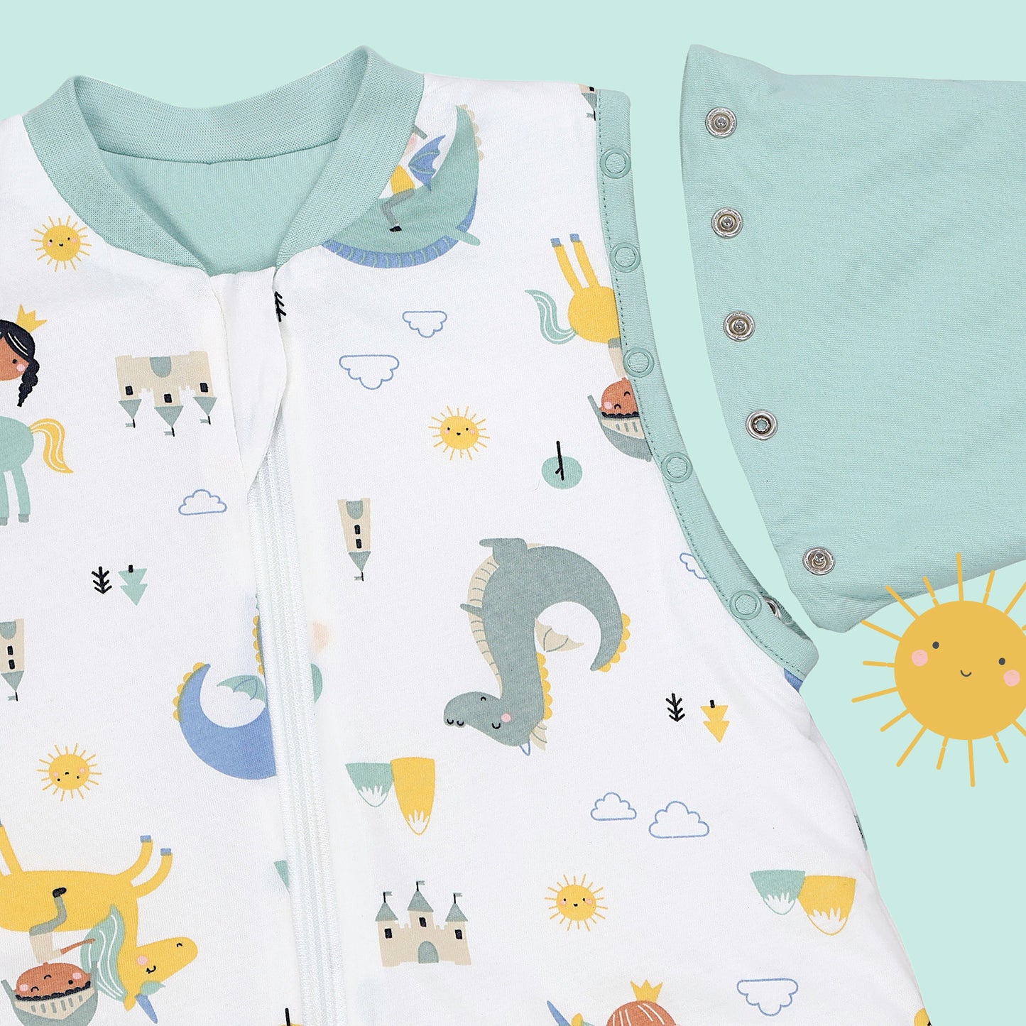 Babyschlafsack 3.5 TOG_Fantasia_Armausschnitt_471