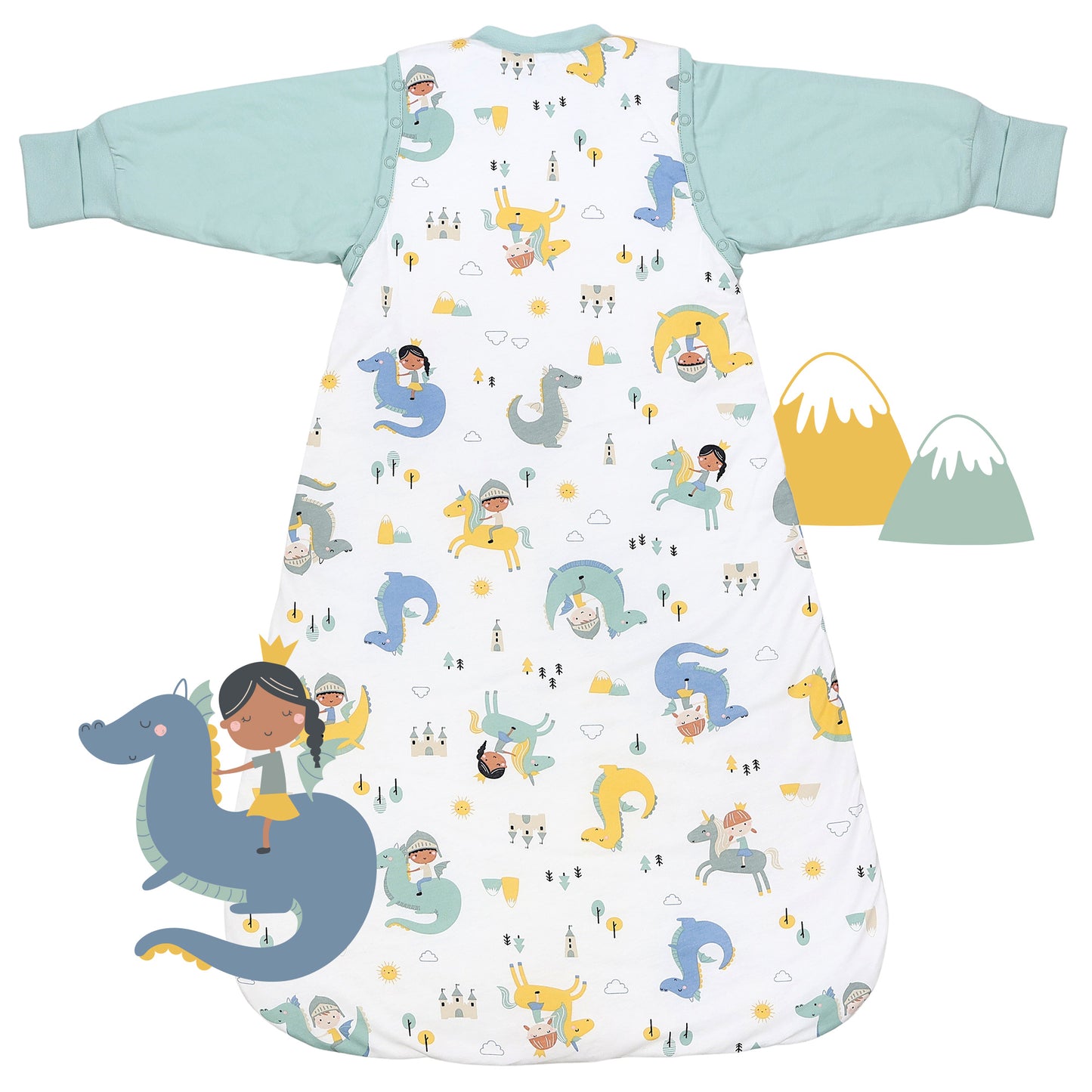 Babyschlafsack 3.5 TOG_Fantasia_Rückseite_471