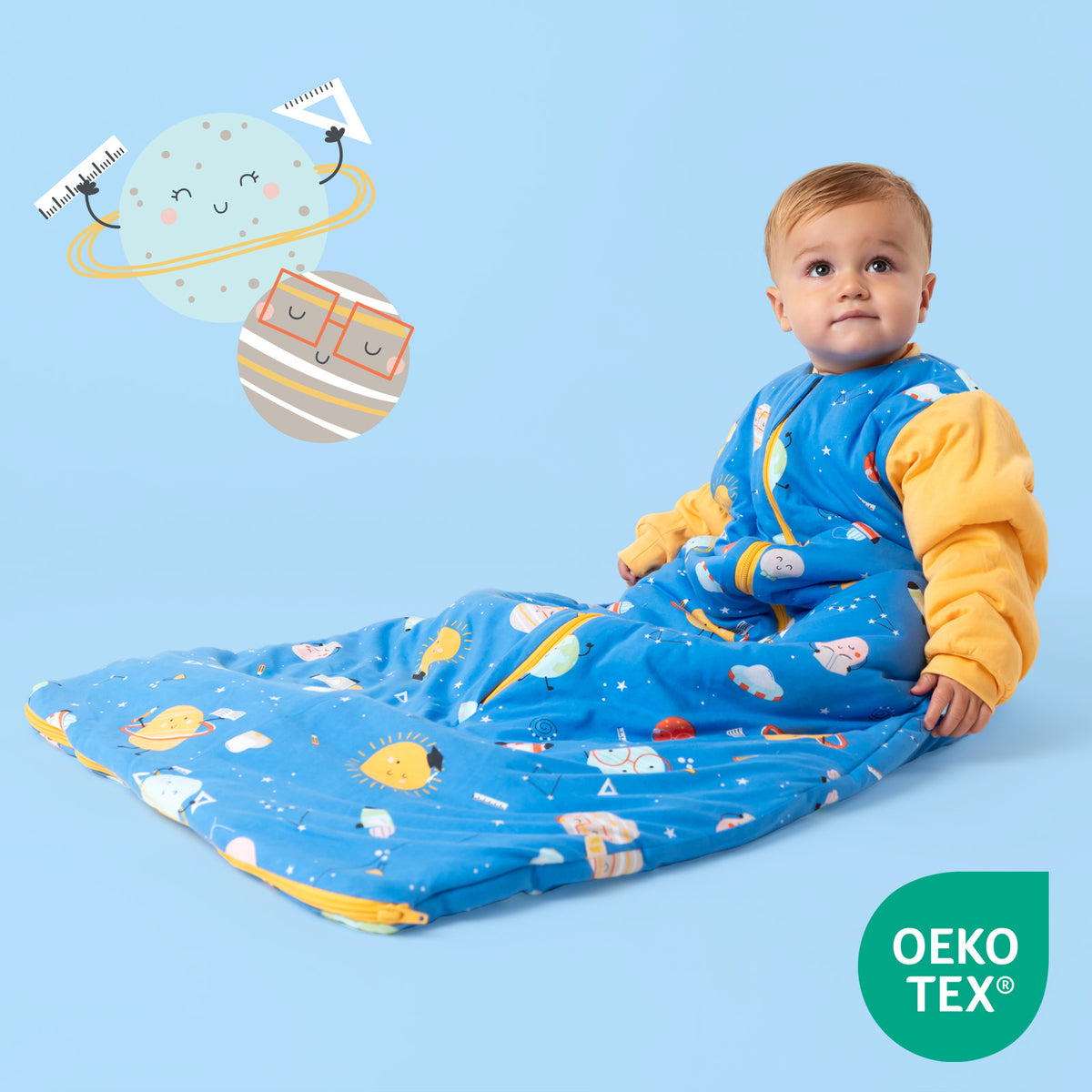 Babyschlafsack 3.5 TOG_Space_OEKOTEX_471