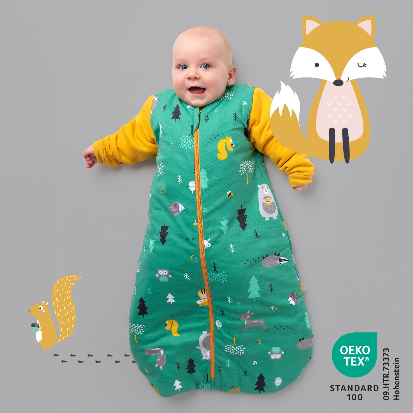 Bio Babyschlafsack 3.5 TOG_Waldtiere_472_2 - (Bild-12)