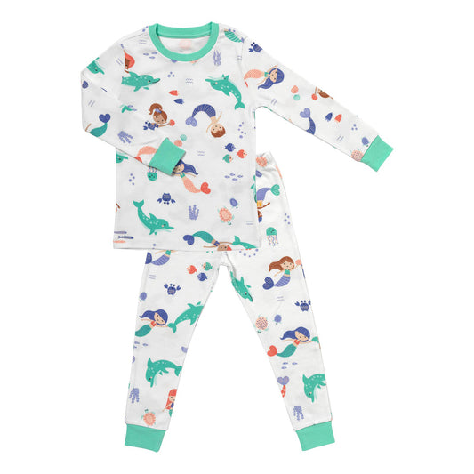 Little Label pyjama van biologisch katoen met dierenprint multi Little Label pyjama van biologisch katoen met dierenprint multi