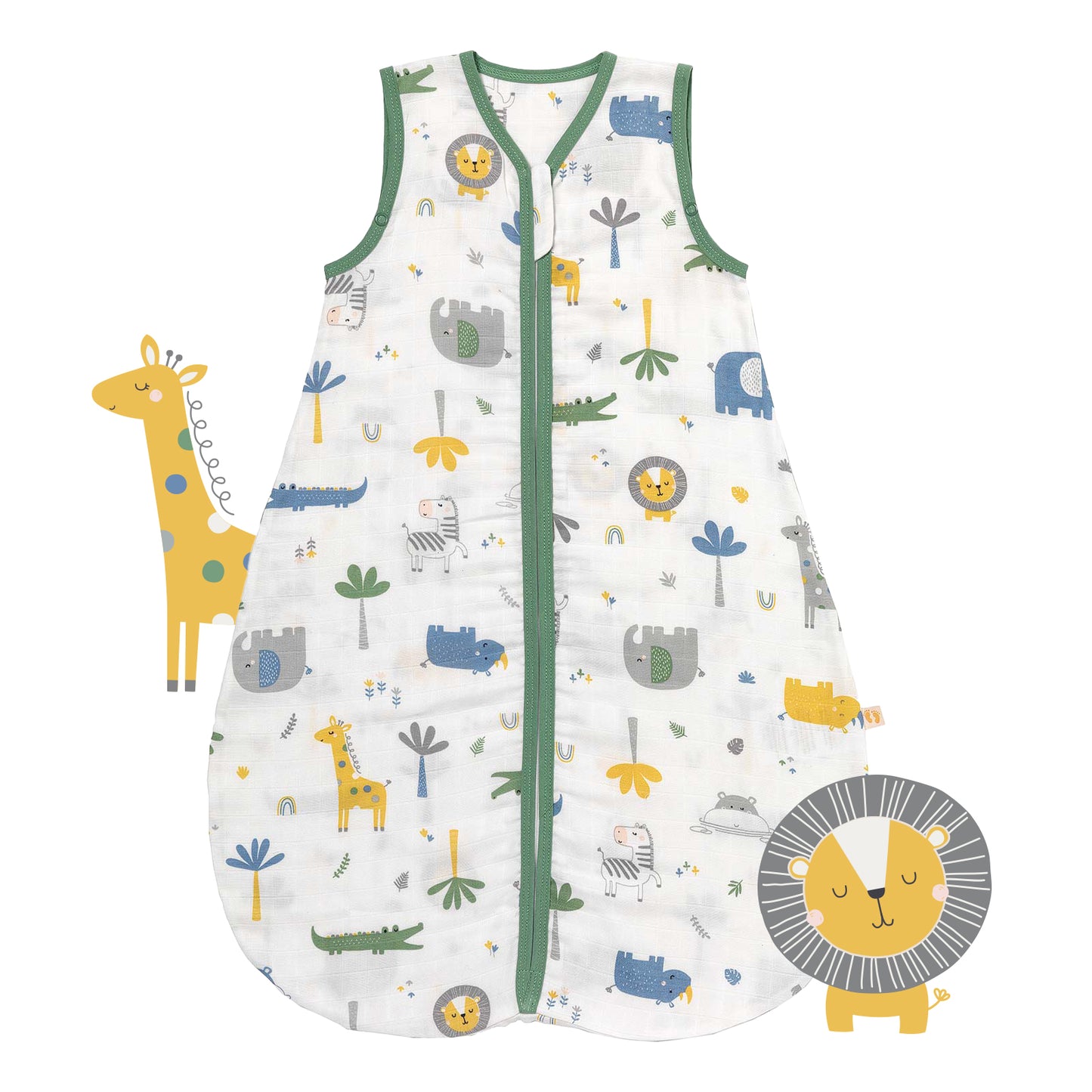 Musselin Babyschlafsack, 0.5 TOG