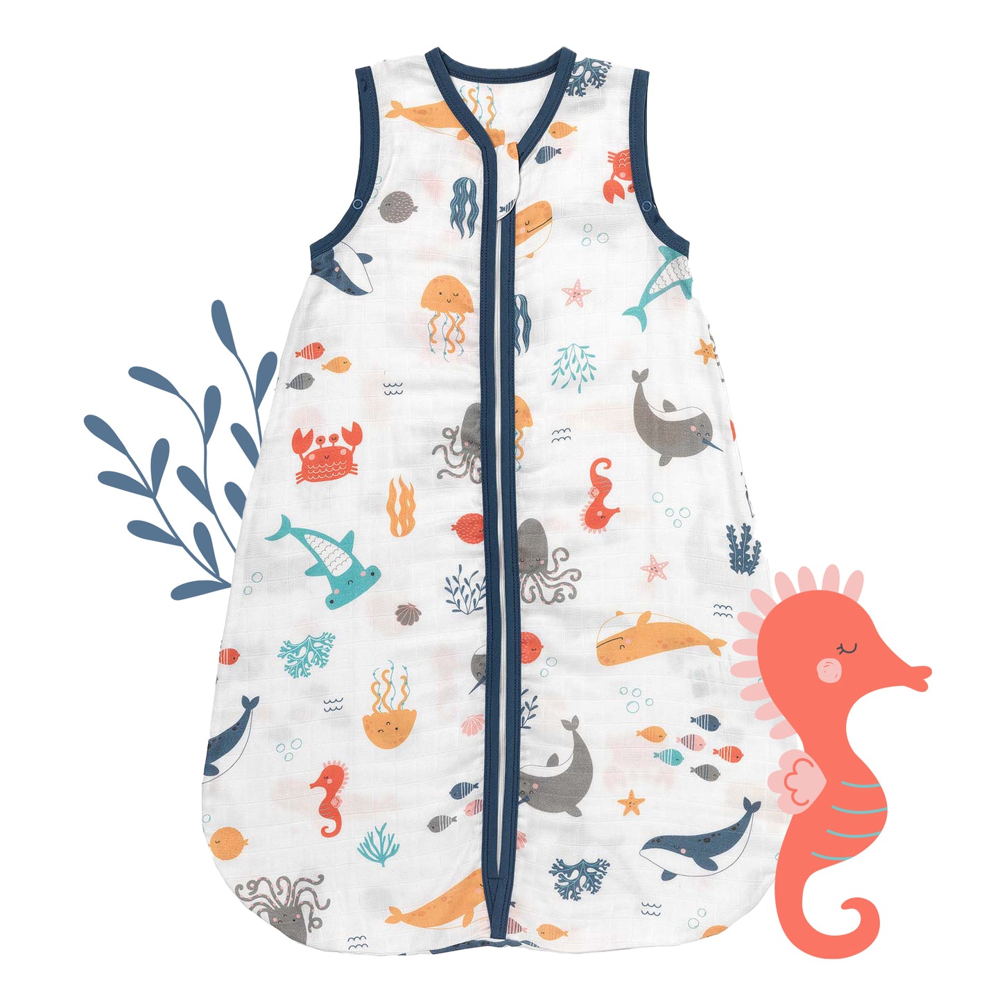 Musselin Babyschlafsack, 0.5 TOG