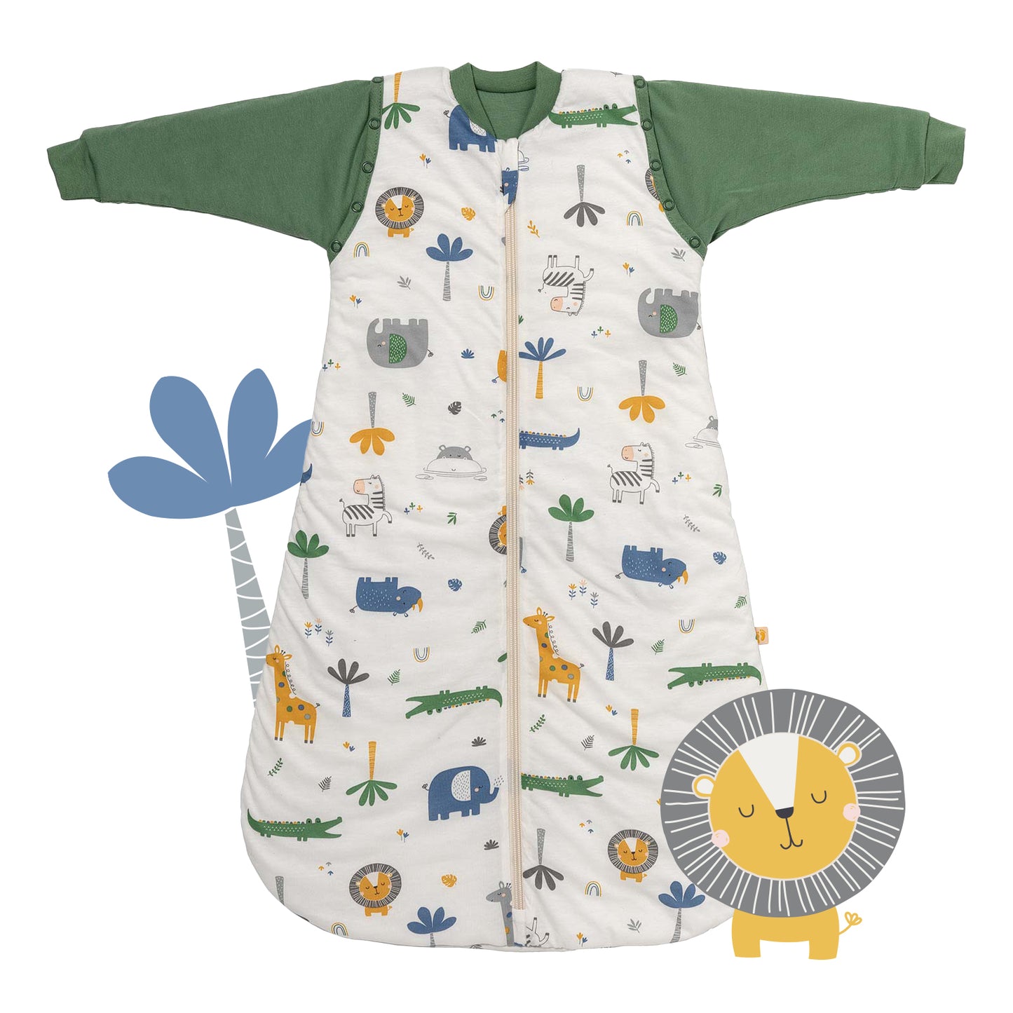 Babyschlafsack 1.0 TOG_Dschungel_Vorderseite_1187
