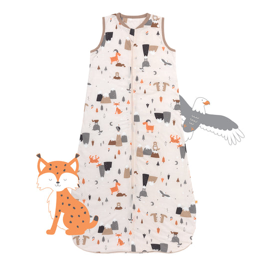 Babyschlafsack 1.0 TOG_Bergtiere_Vorderseite_420