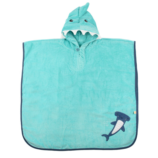 Frottee Badeponcho Meerestiere 4-8 Jahre - (Bild-13)