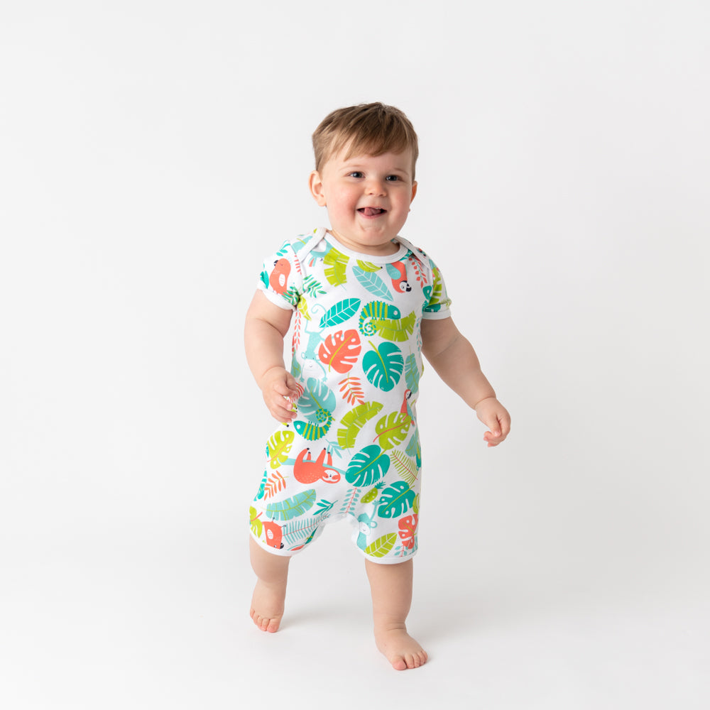 Bio Baby-Strampler kurzarm 2er-Pack